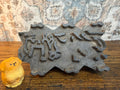 Abstract Floral Vintage Hand-Carved Textile Printing Block