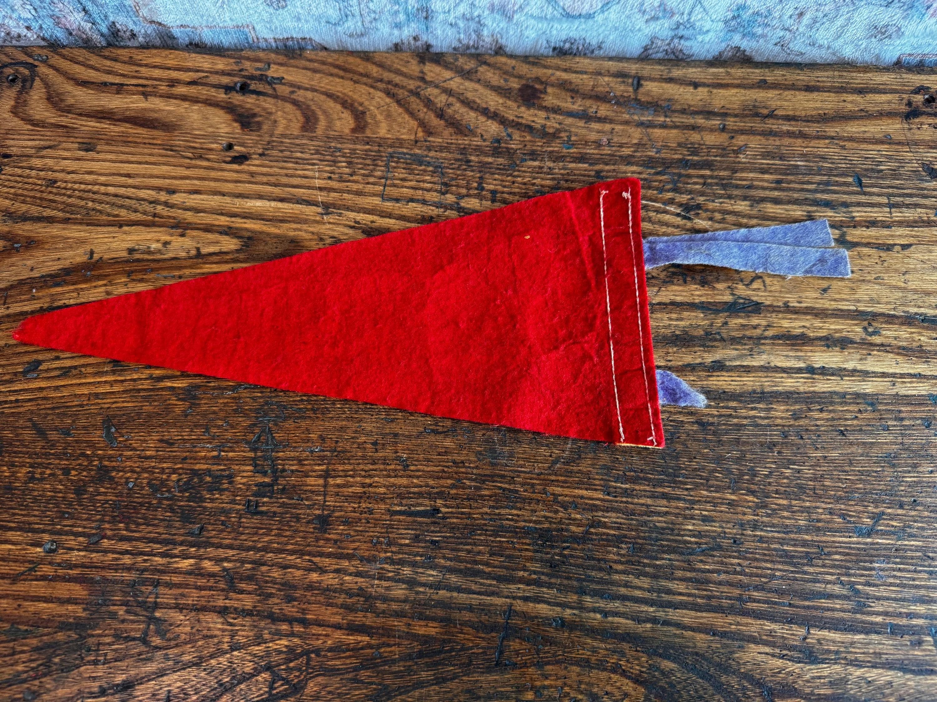 Old Orchard Beach Maine Vintage Felt Souvenir Pennant