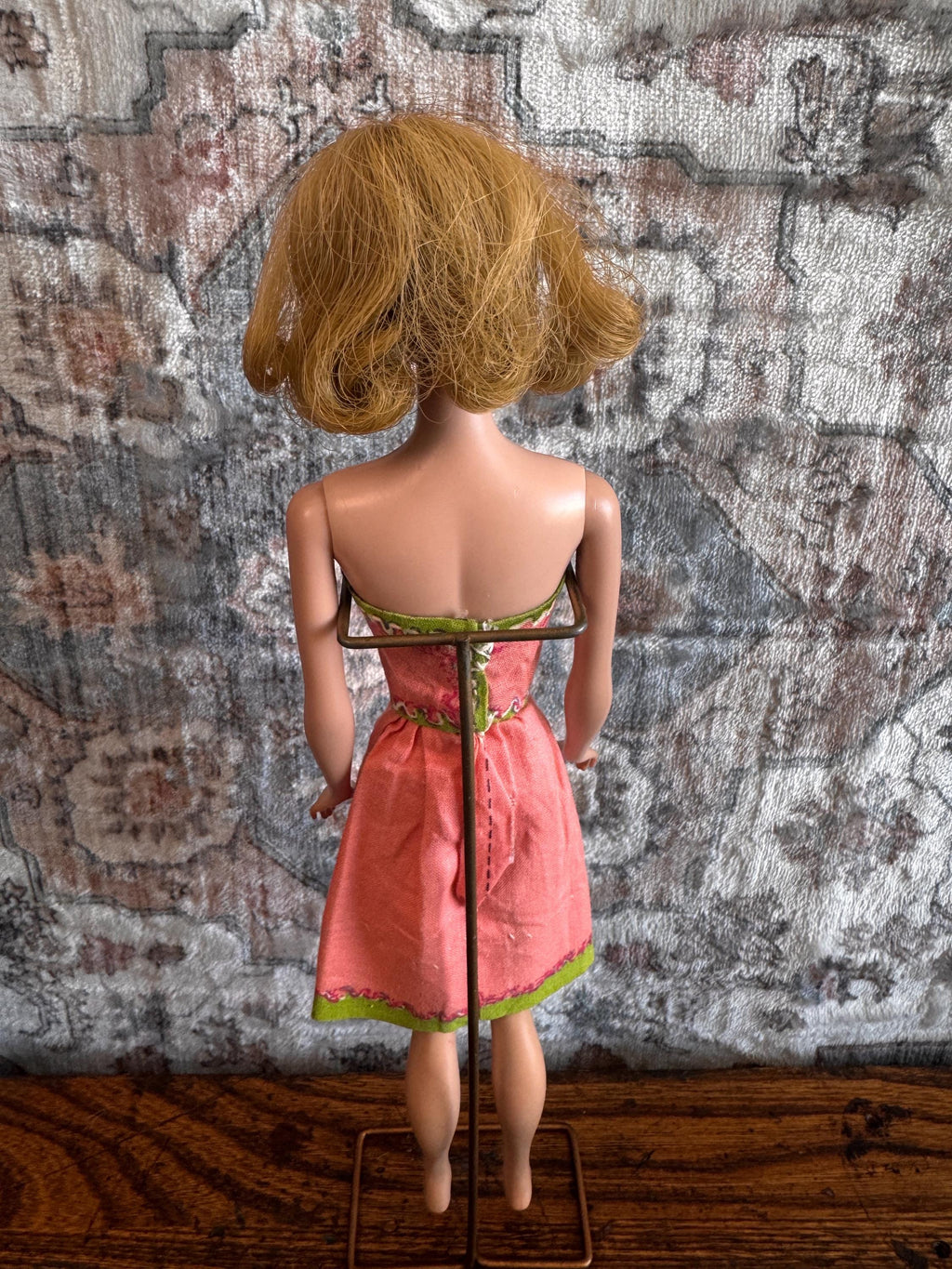 Vintage 1960's Mattel Midge Doll with Accessories and Carrying Case