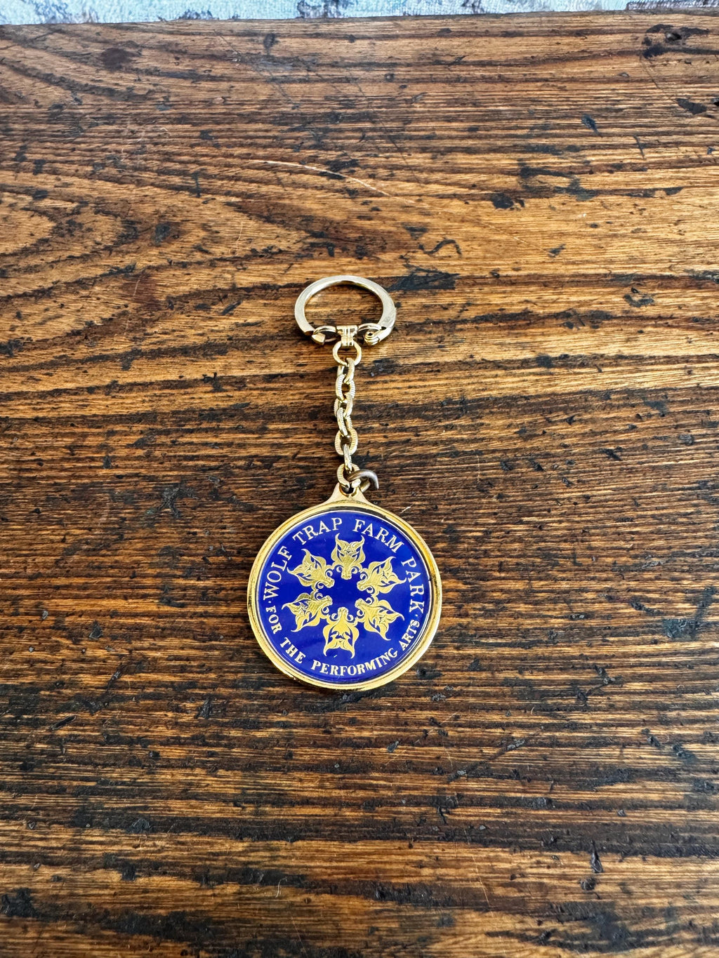 Wolf Trap Farm Park Souvenir Keychain in Original Case