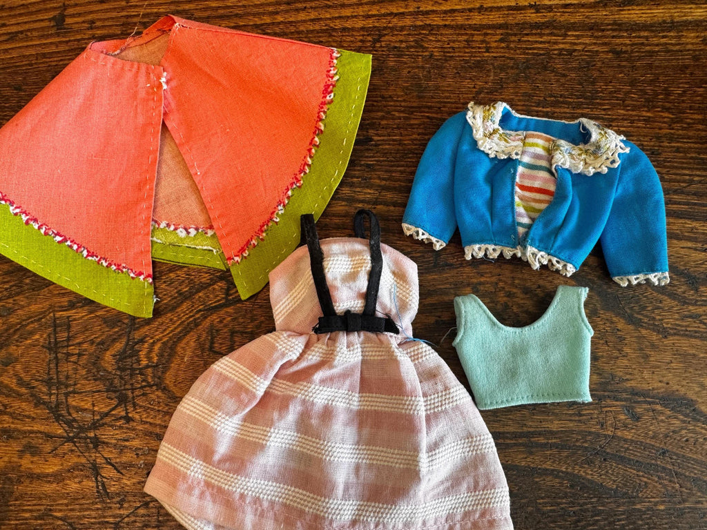 Vintage 1960's Mattel Midge Doll with Accessories and Carrying Case