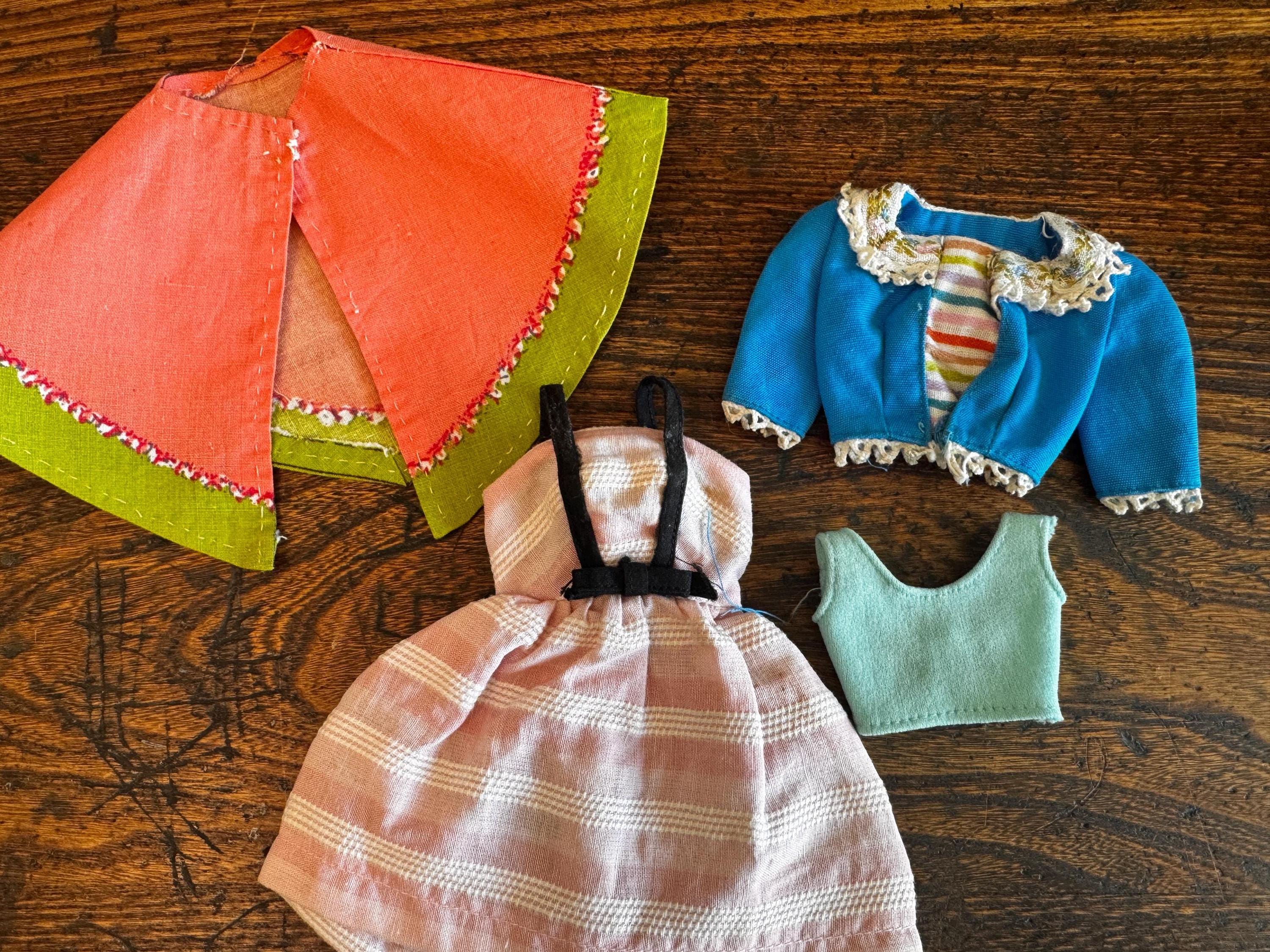 Vintage 1960's Mattel Midge Doll with Accessories and Carrying Case