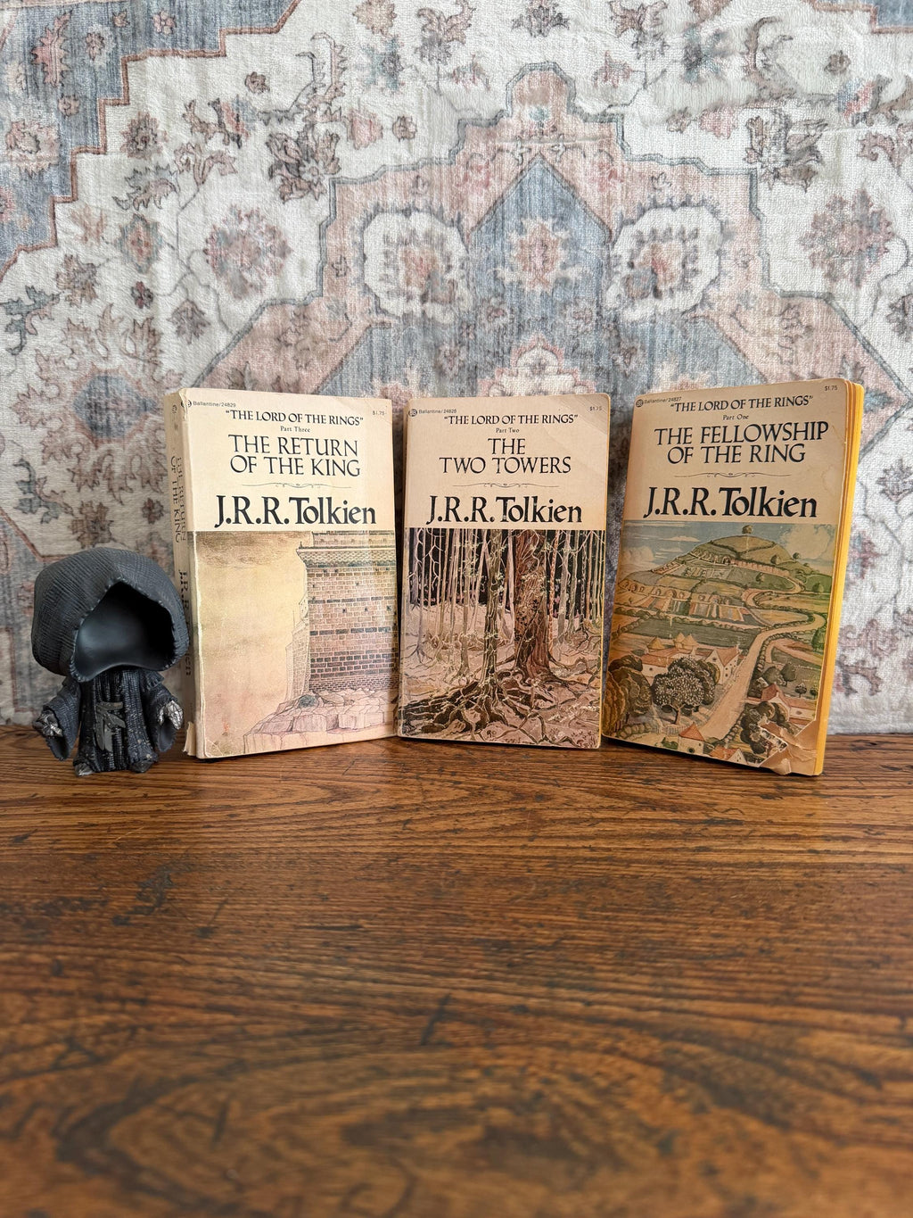 Lot of 3 The Lord of the Rings Books by J.R.R. Tolkien