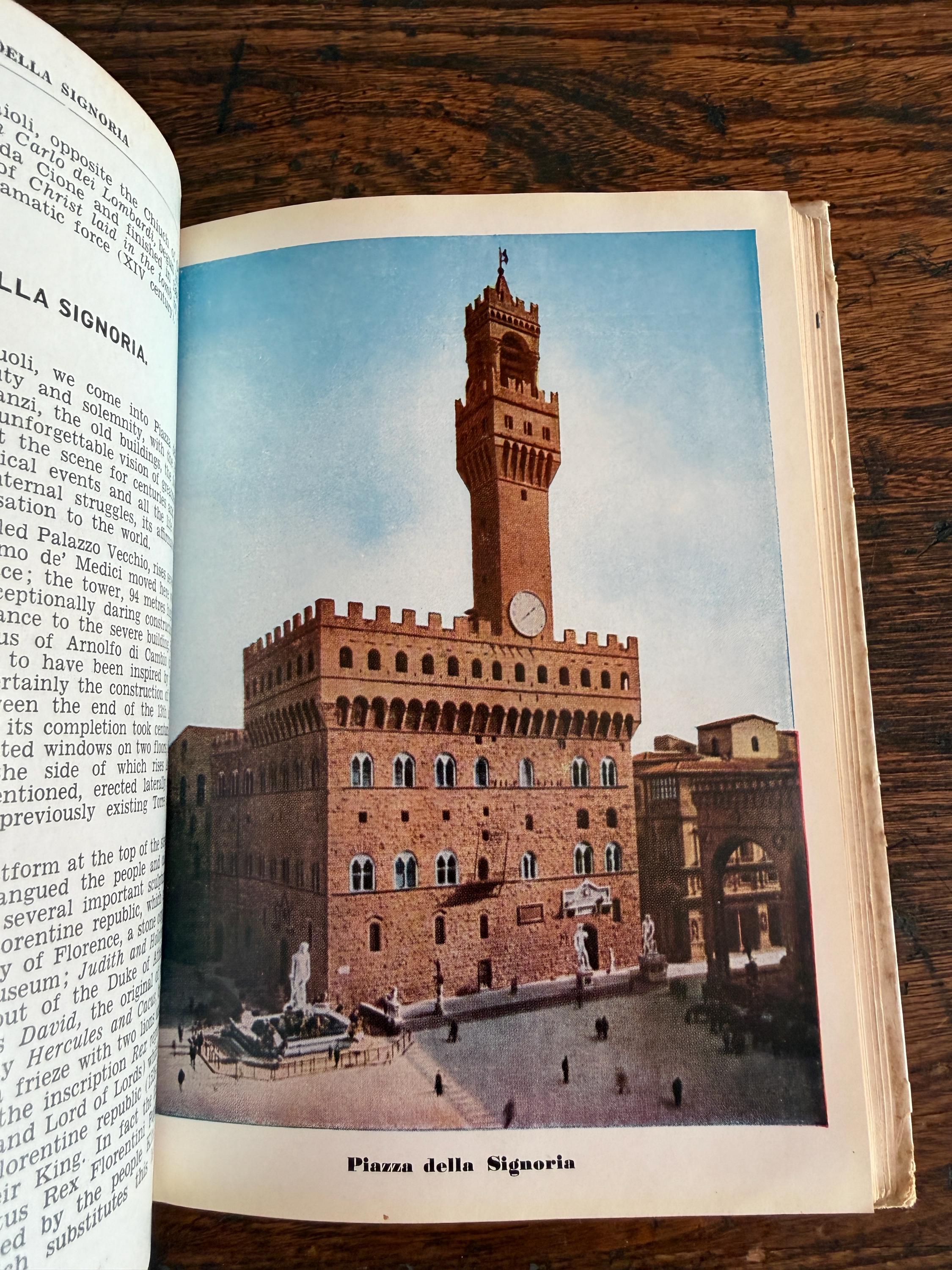 Art and Beauties of Florence Pisa and Siena by Edoardo Bonechi | 1959 Guidebook