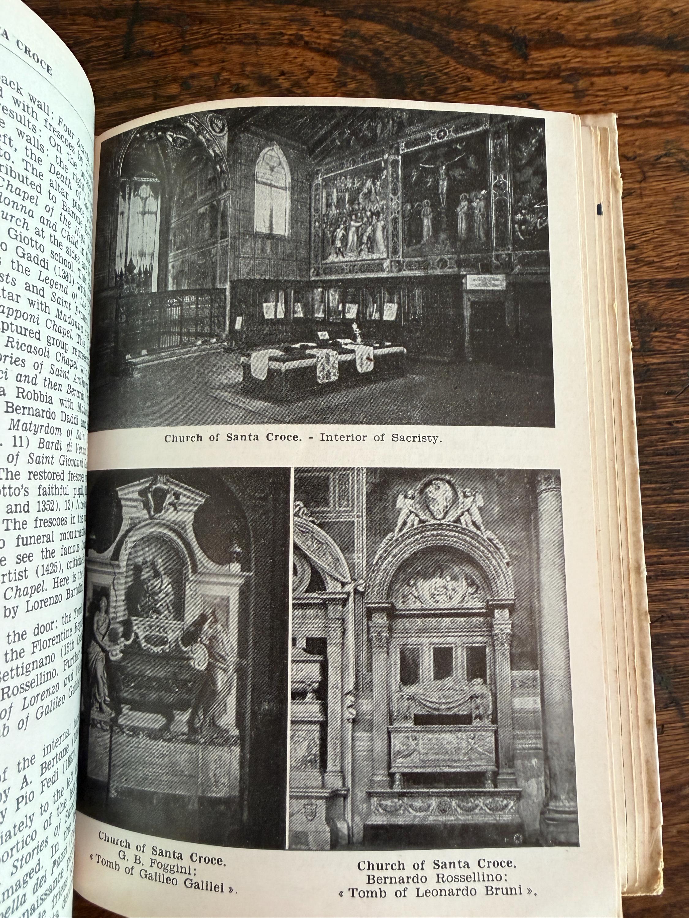 Art and Beauties of Florence Pisa and Siena by Edoardo Bonechi | 1959 Guidebook