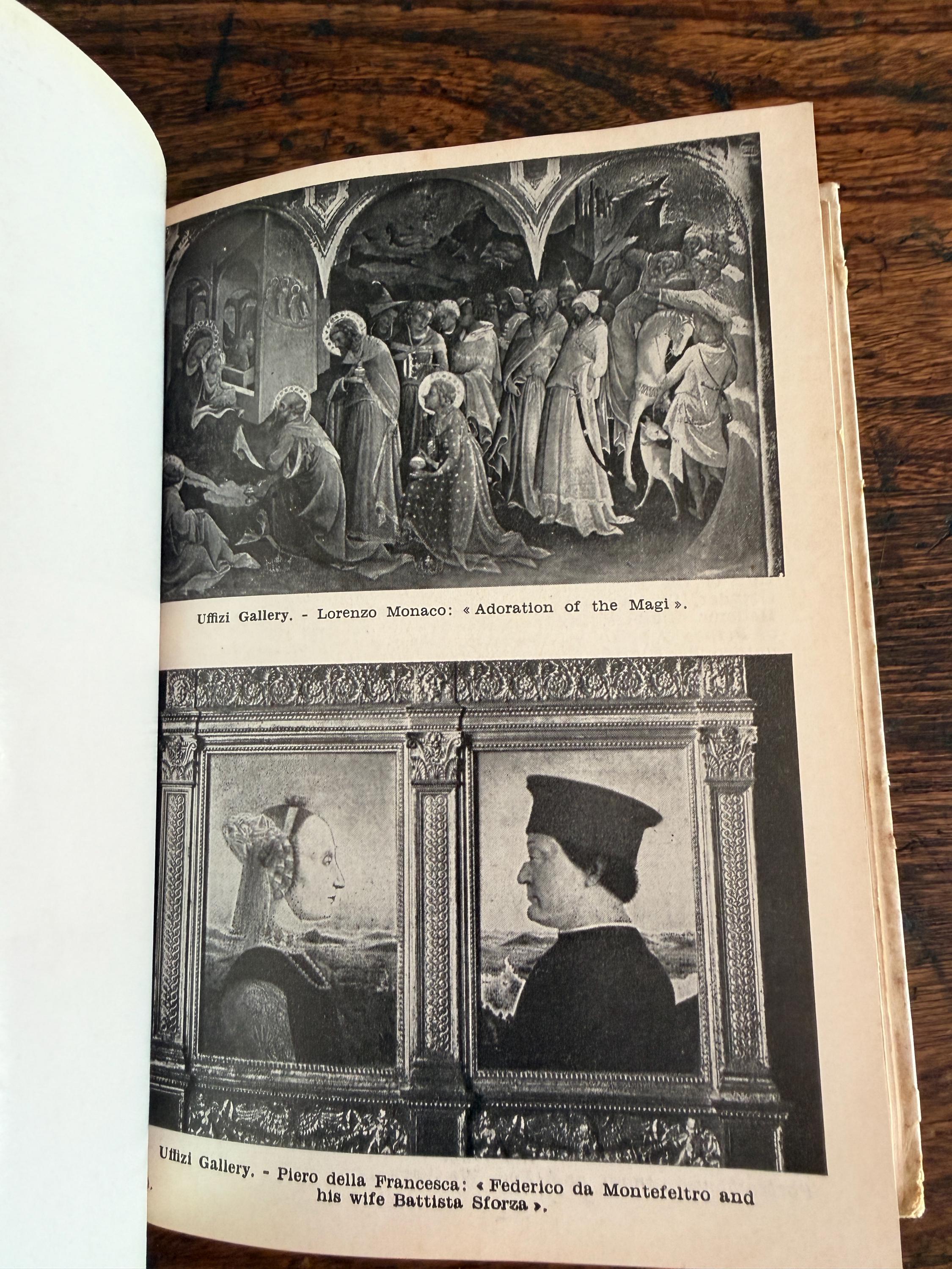 Art and Beauties of Florence Pisa and Siena by Edoardo Bonechi | 1959 Guidebook