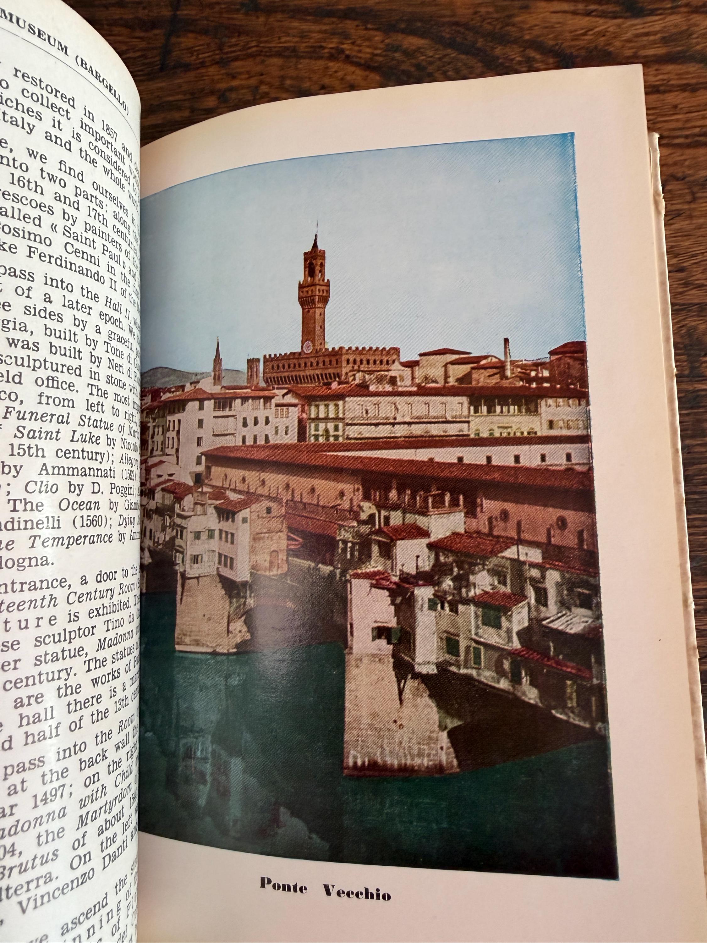 Art and Beauties of Florence Pisa and Siena by Edoardo Bonechi | 1959 Guidebook