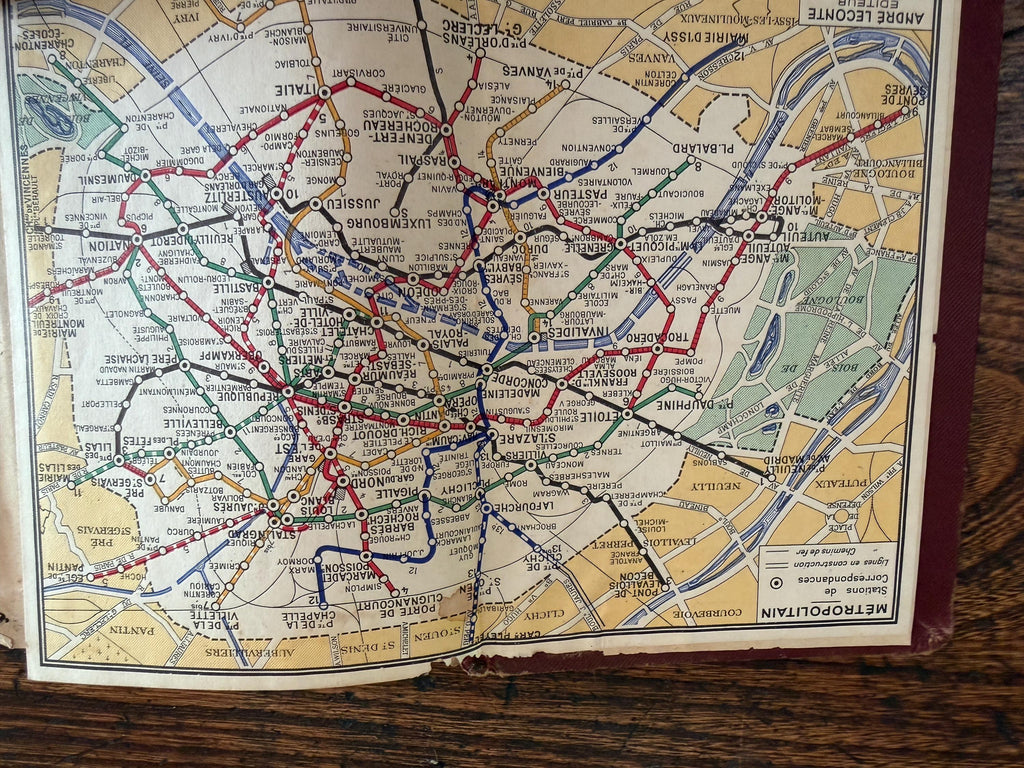 Guide Indicateur des Rues de Paris by A. Léconté | Early 20th Century Book