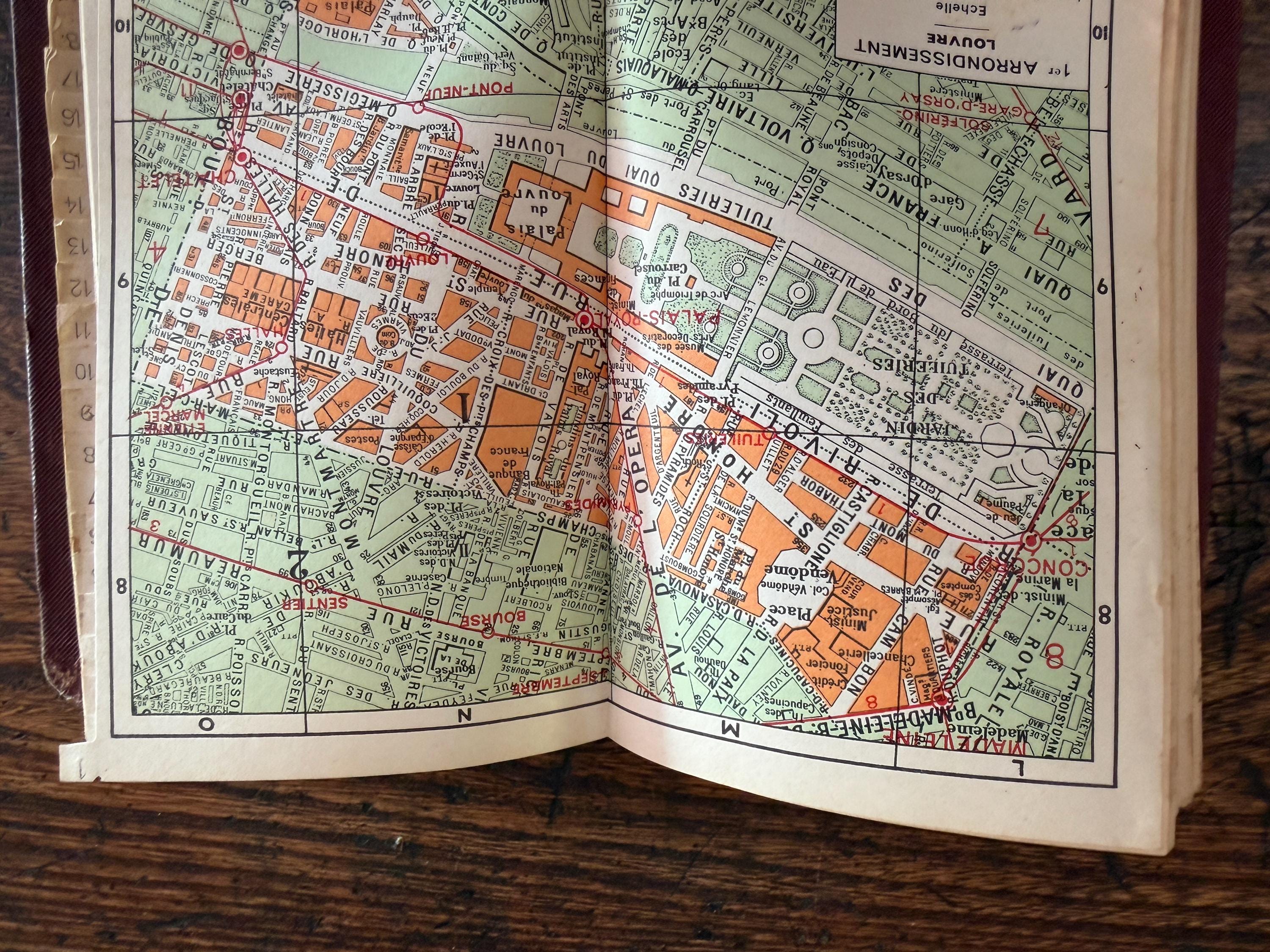 Guide Indicateur des Rues de Paris by A. Léconté | Early 20th Century Book
