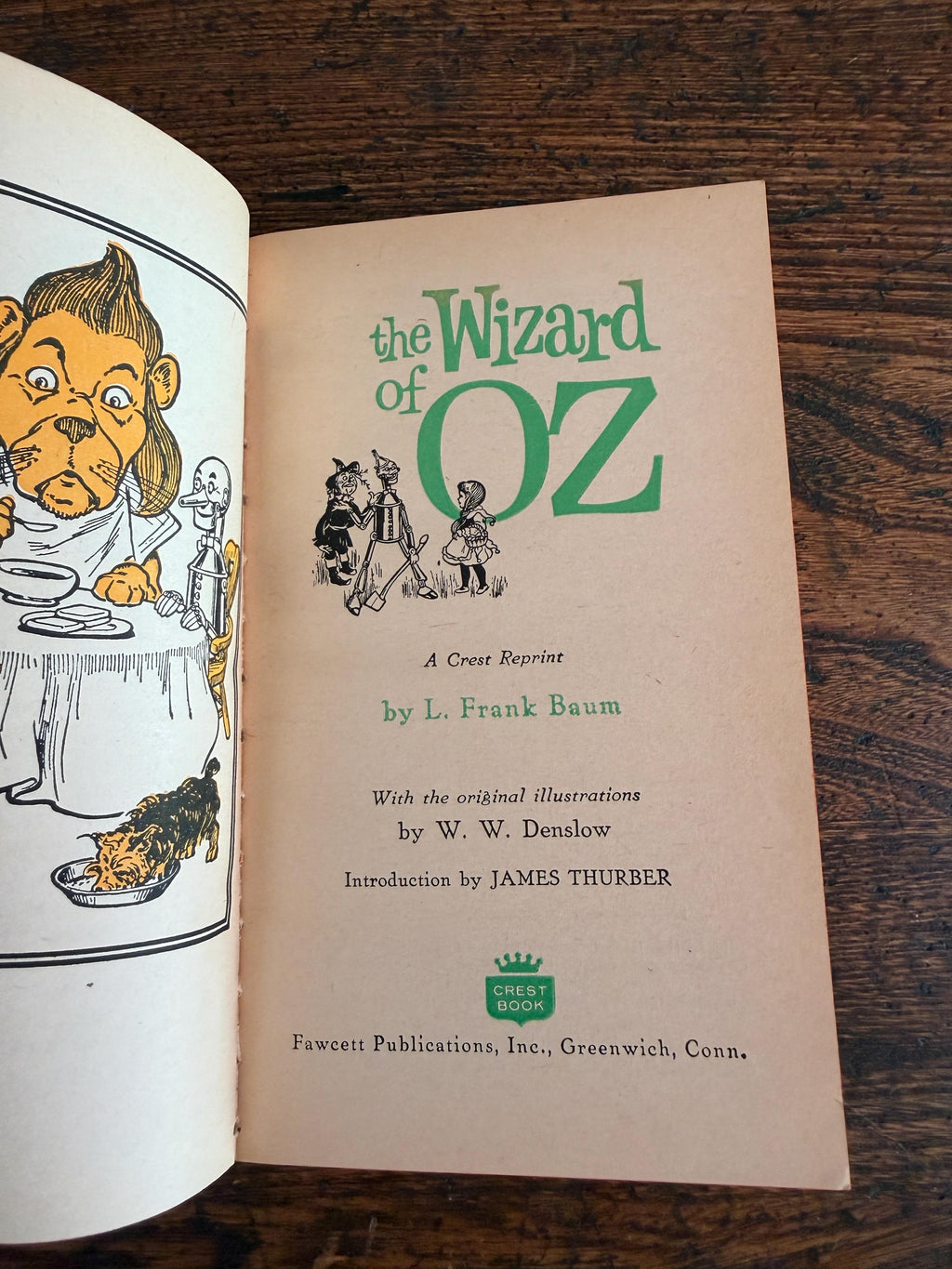 The Wizard of Oz by L. Frank Baum | 1963 Paperback Book