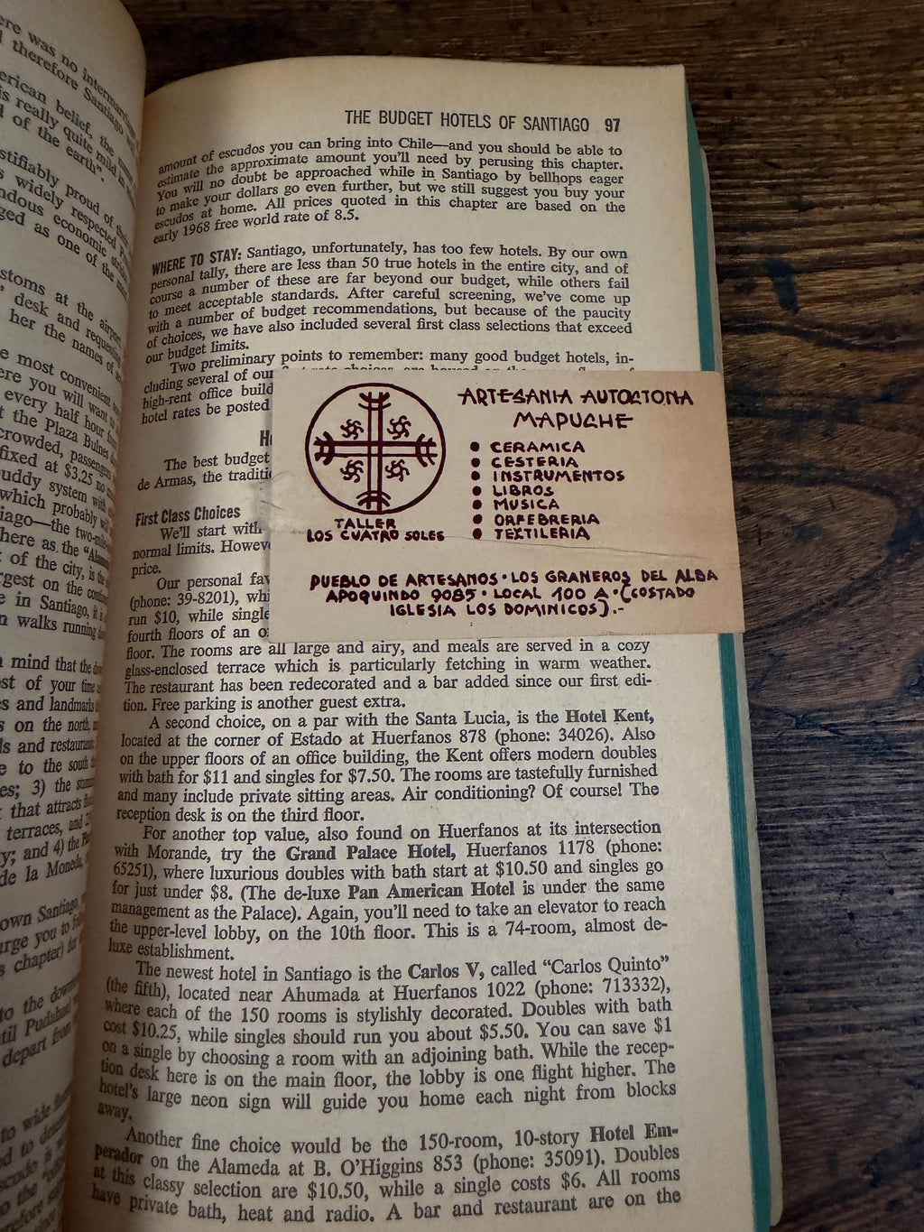 South America on 5 Dollars a Day by Arnold & Harriet Greenberg | 1968 Paperback Travel Guide