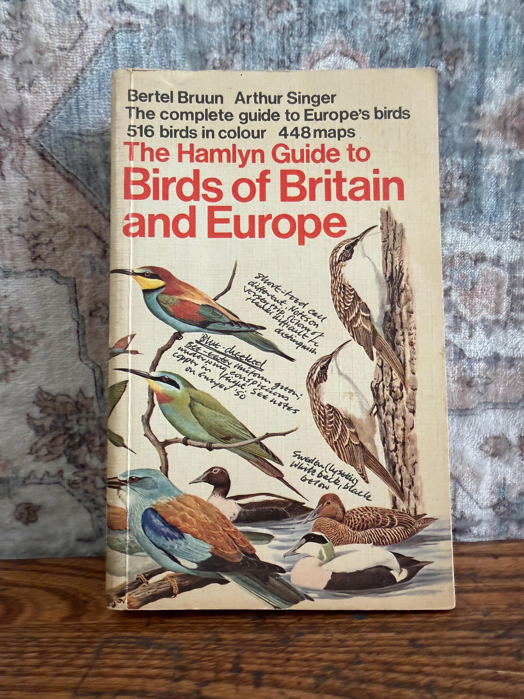The Hamlyn Guide to Birds of Britain and Europe by Bertel Bruun | 1970 Paperback