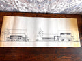 Mid Century Architectural Drawing - Twin Elevations - Original Hand Drawn House Rendering