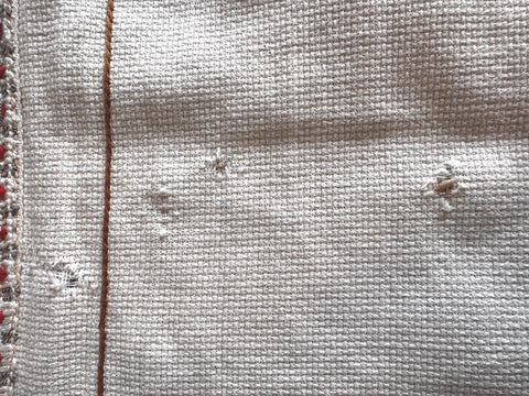Hand Embroidered Table Runner with Birds and Berries