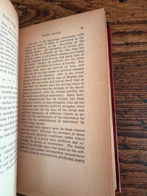 Karl Marx Biographical Memoirs by Wilhelm Liebknecht | 1901 Hardcover