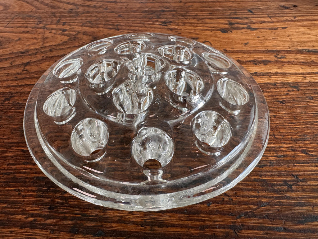 Clear Glass Flower Frog - 5 Inch