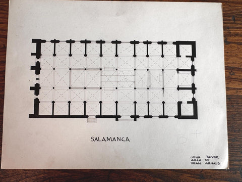 1950's Architectural Studies - Salamanca & Basilica of San Clemente