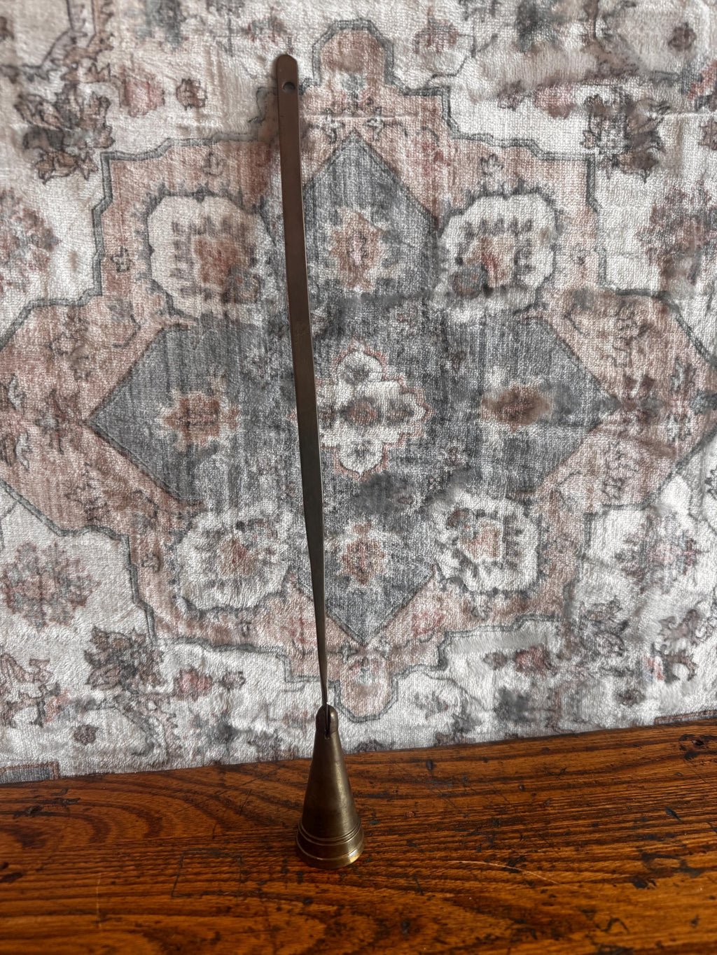 Vintage Metal Candle Snuffer with Long Handle