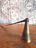Vintage Metal Candle Snuffer with Long Handle
