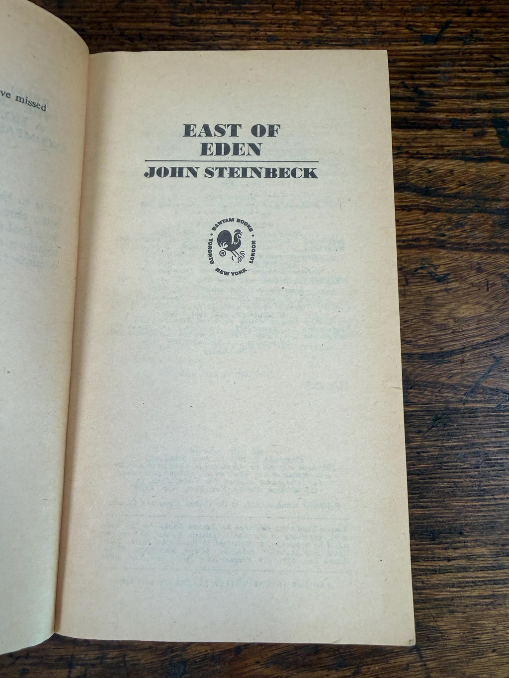 Steinbeck 3 Book Lot: The Pearl, Once There Was a War, East of Eden | 1960s-70s Paperback