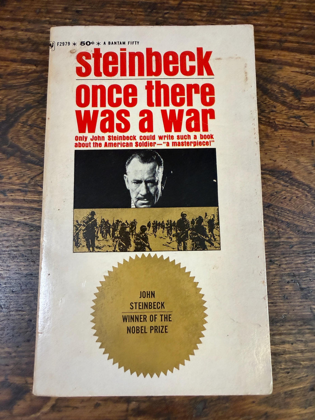 Steinbeck 3 Book Lot: The Pearl, Once There Was a War, East of Eden | 1960s-70s Paperback