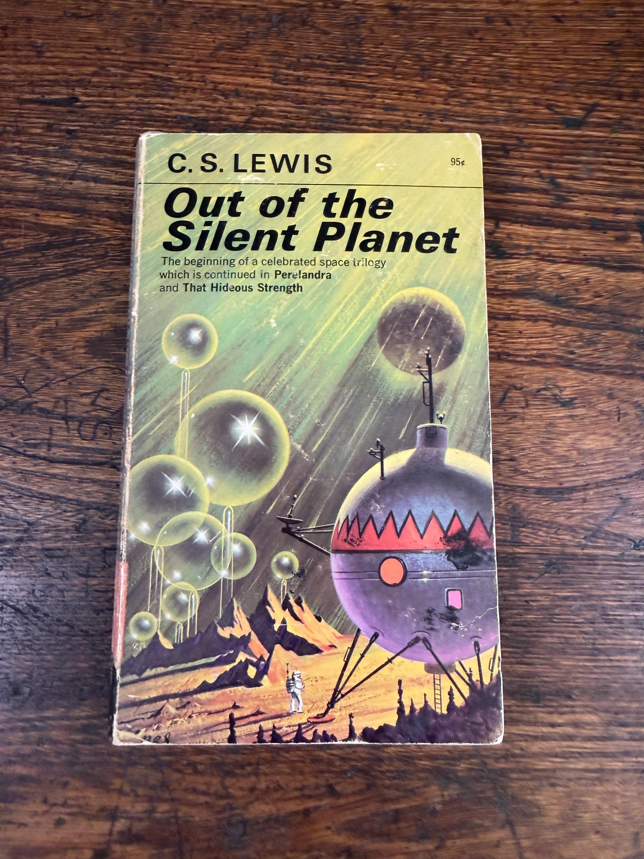 C S Lewis 3 Book Lot: Out of the Silent Planet, That Hideous Strength, Voyage to Venus