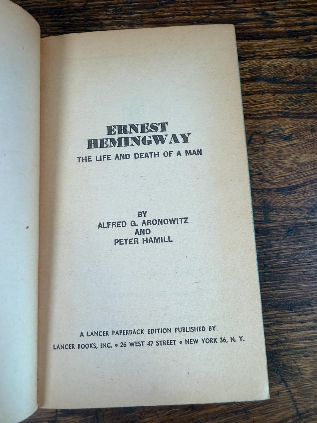 Hemingway 4 Book Lot: Classic Paperback Collection