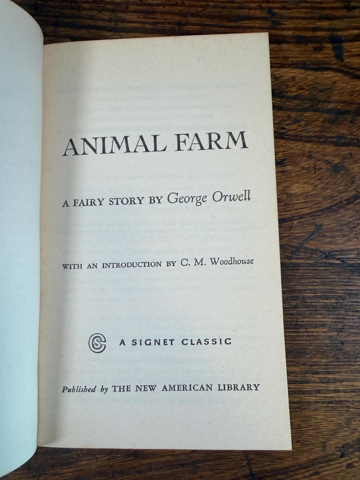 Signet Paperback Lot: Silas Marner, Animal Farm, Heart of Darkness/Secret Sharer (1950s-60s)