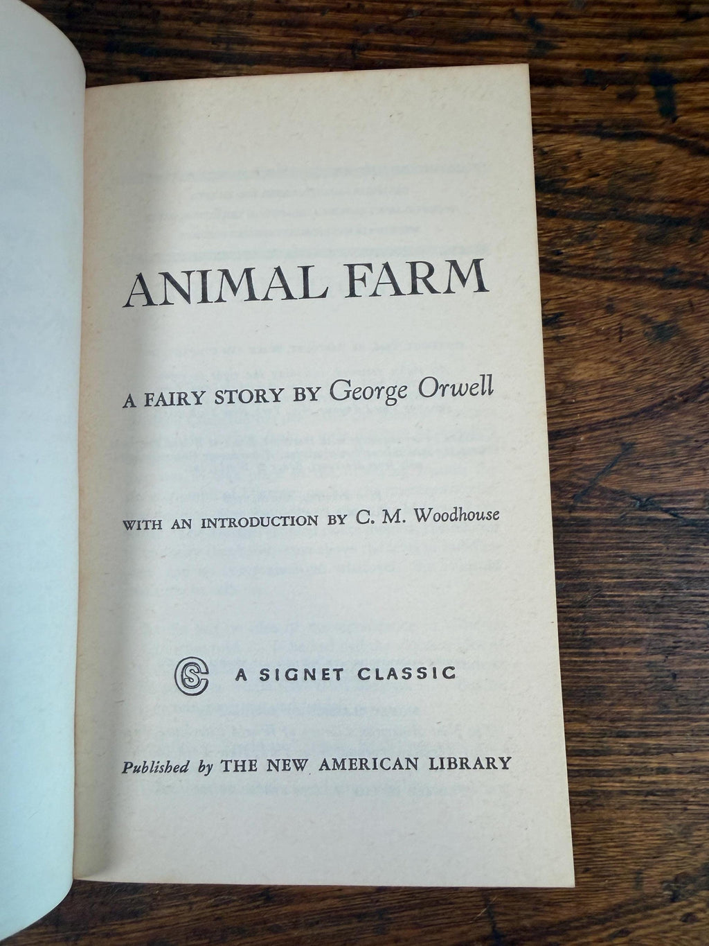Signet Paperback Lot: Silas Marner, Animal Farm, Heart of Darkness/Secret Sharer (1950s-60s)