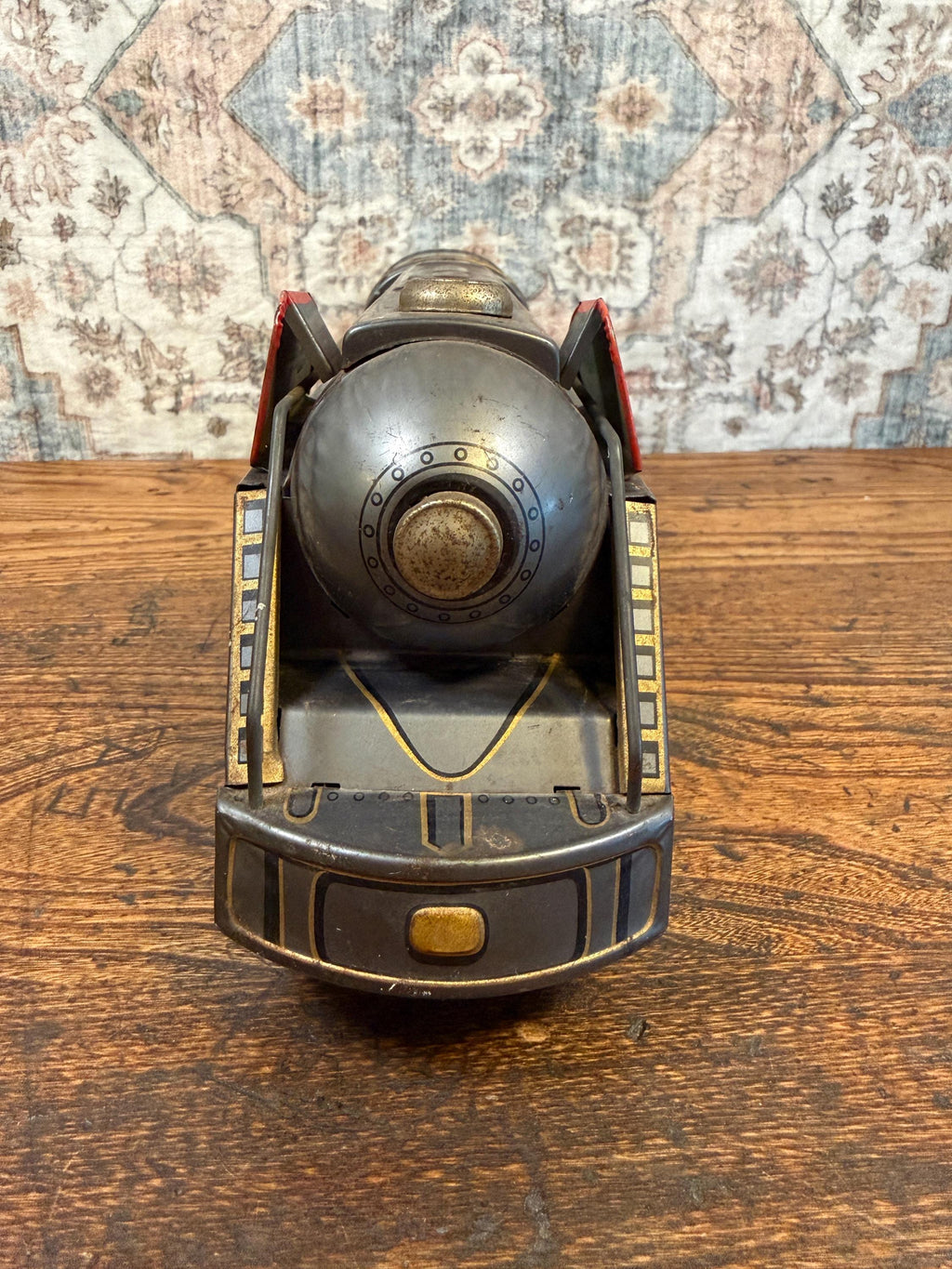 Over Land Express Tin Toy Train Locomotive