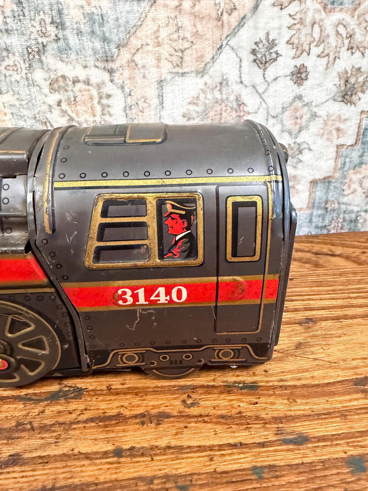 Over Land Express Tin Toy Train Locomotive