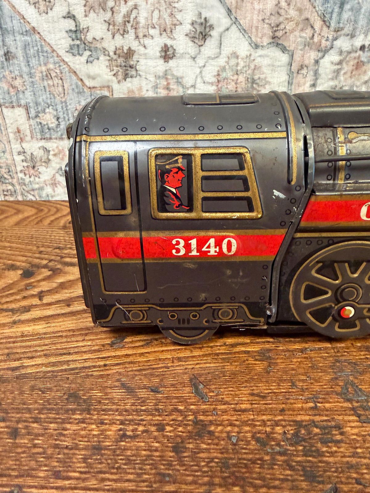 Over Land Express Tin Toy Train Locomotive