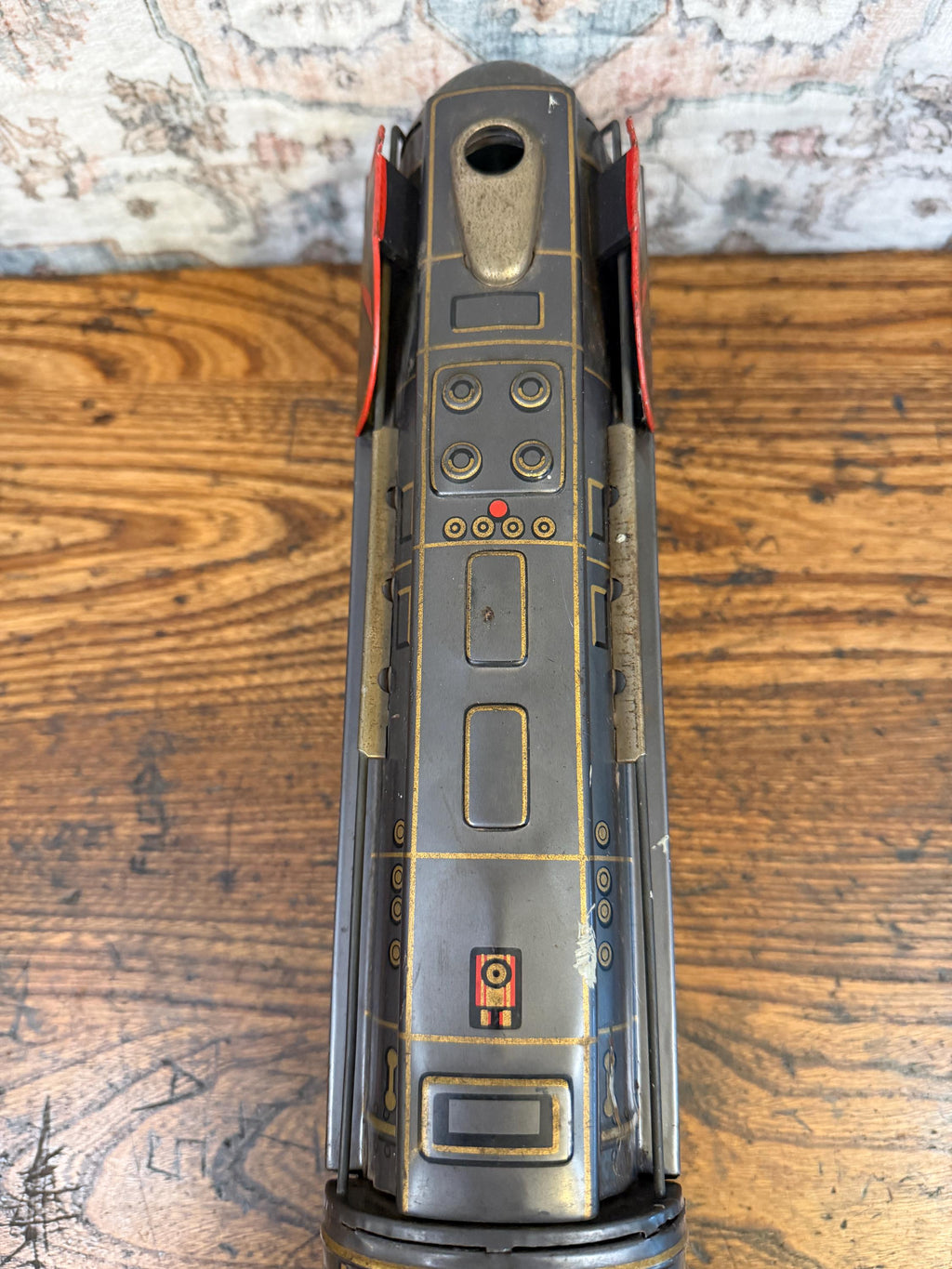 Over Land Express Tin Toy Train Locomotive