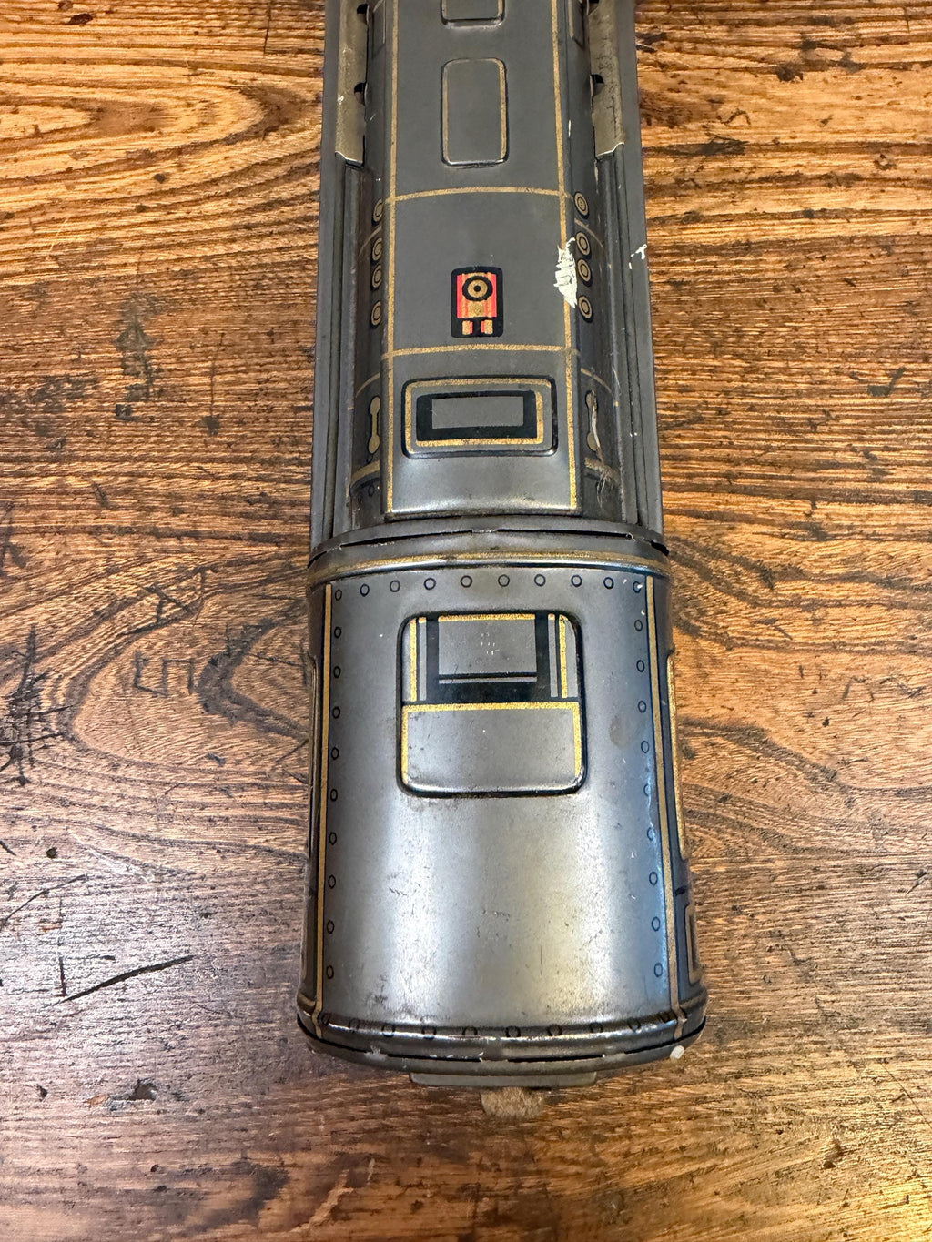 Over Land Express Tin Toy Train Locomotive