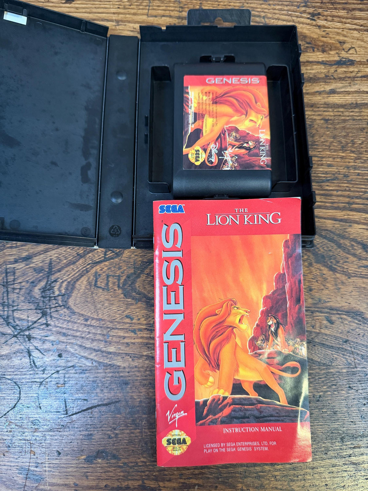 Sega Genesis Video Game Cartridges and Cases with Manuals