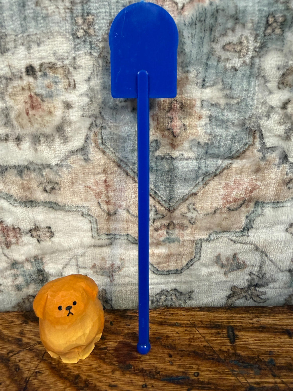 Merv Griffin's Iries Dirts 15th Anniversary Blue Stir Stick 1993