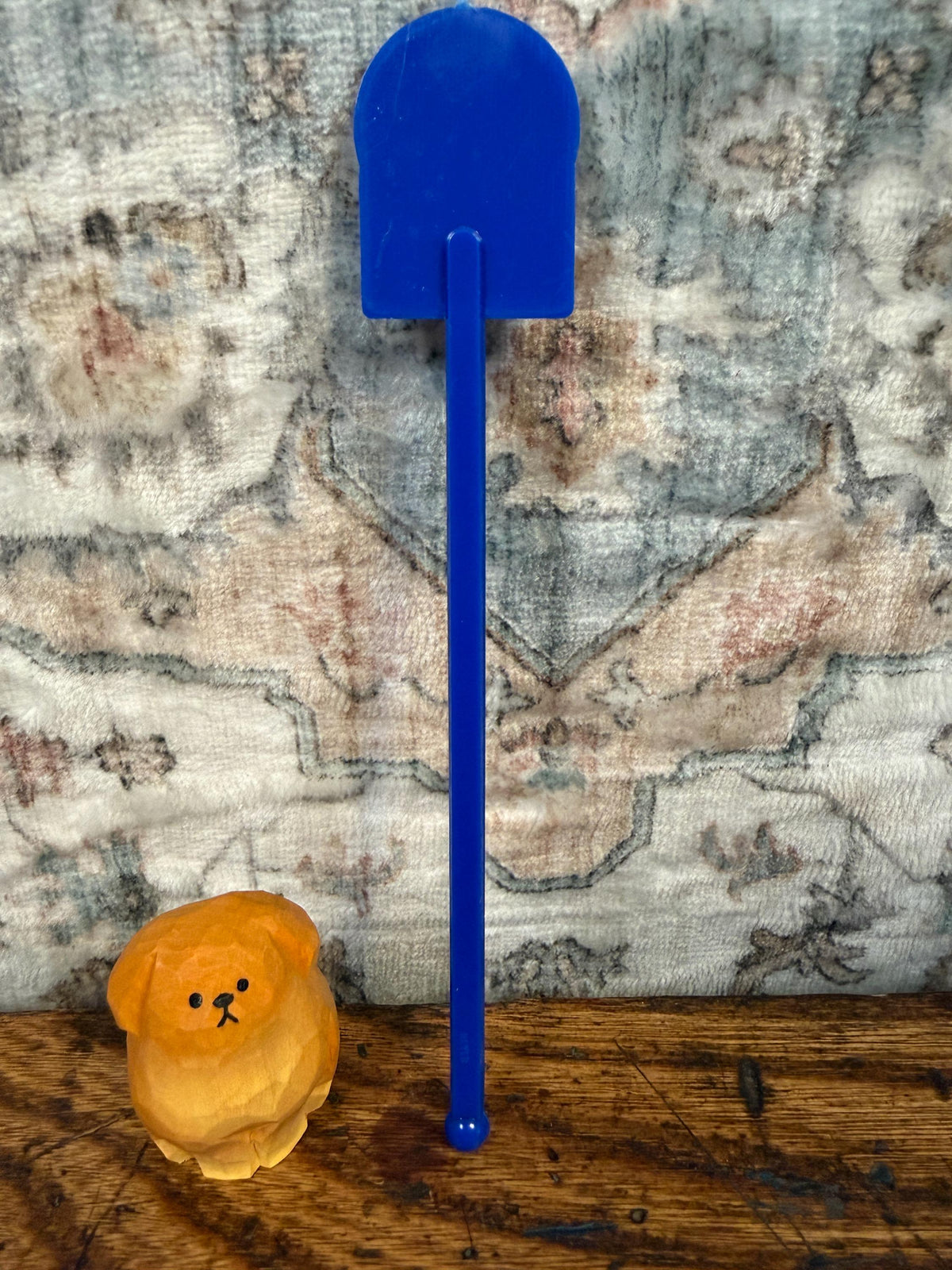 Merv Griffin's Iries Dirts 15th Anniversary Blue Stir Stick 1993