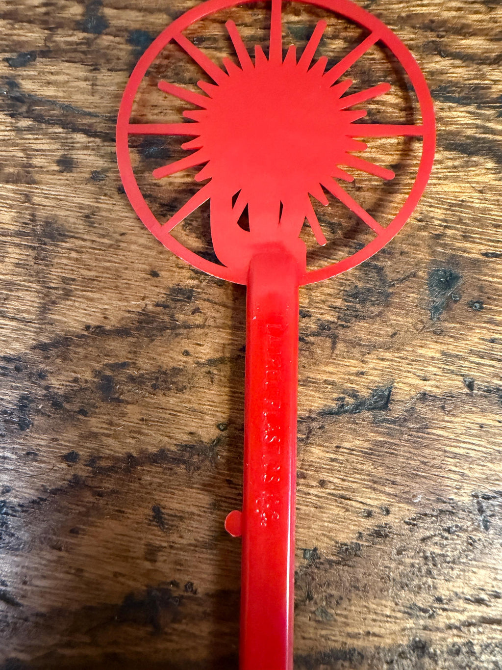 Vintage American Airlines Red Plastic Stir Stick