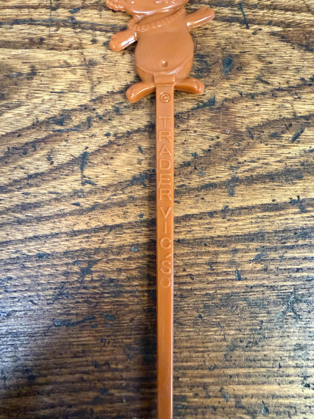Vintage Plastic Swizzle Stick Trader Vic's