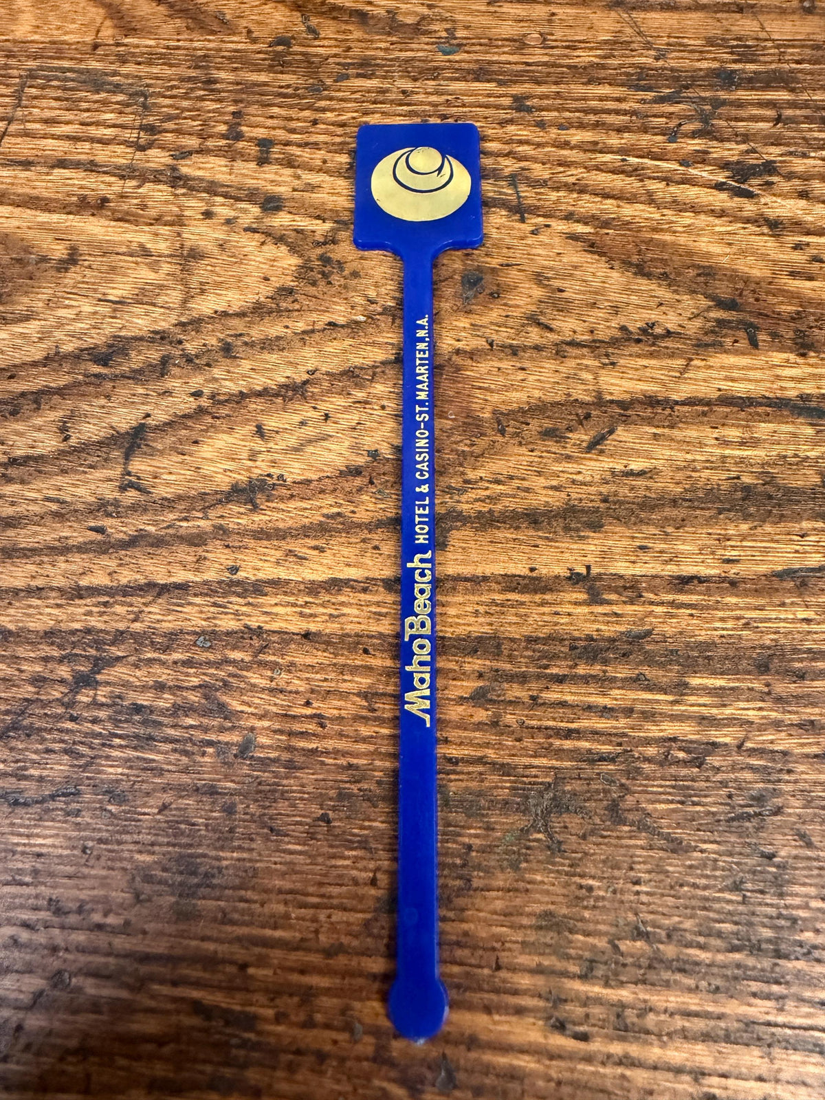 Maho Beach Hotel & Casino St. Maarten Souvenir Swizzle Stick