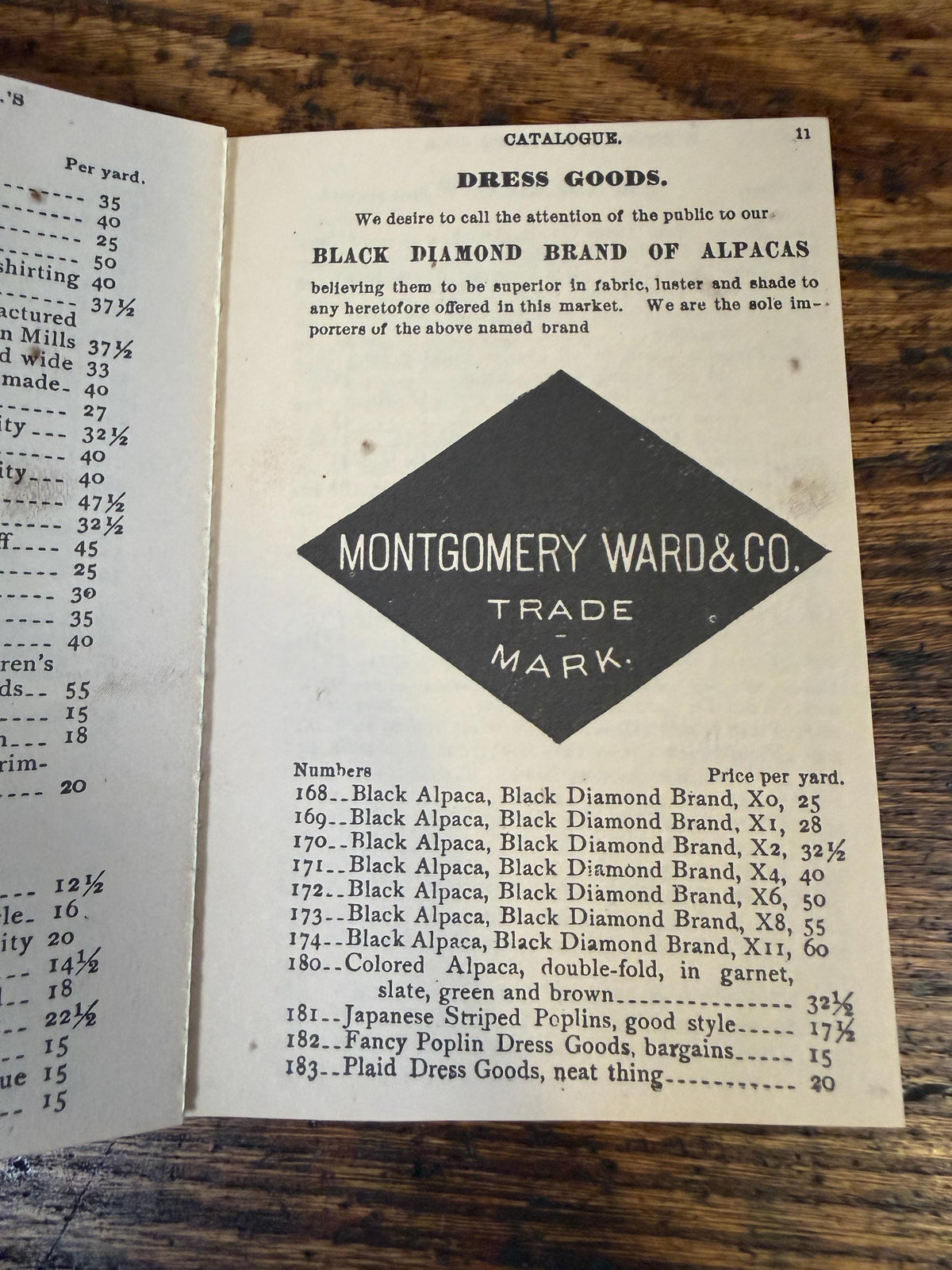 Montgomery Ward Catalogue No. 13 Spring and Summer 1875 | 1875 Paperback