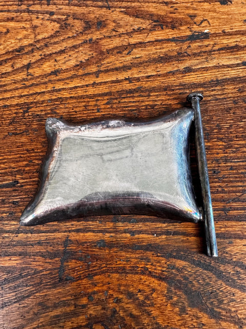 Small Metal Flag Shaped Dish