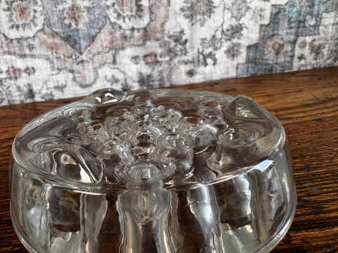 Clear Glass Flower Frog for Floral Arrangements