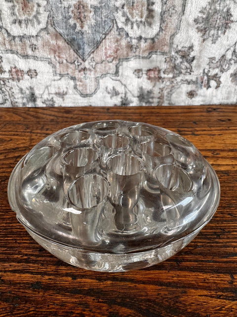 Clear Glass Flower Frog for Floral Arrangements