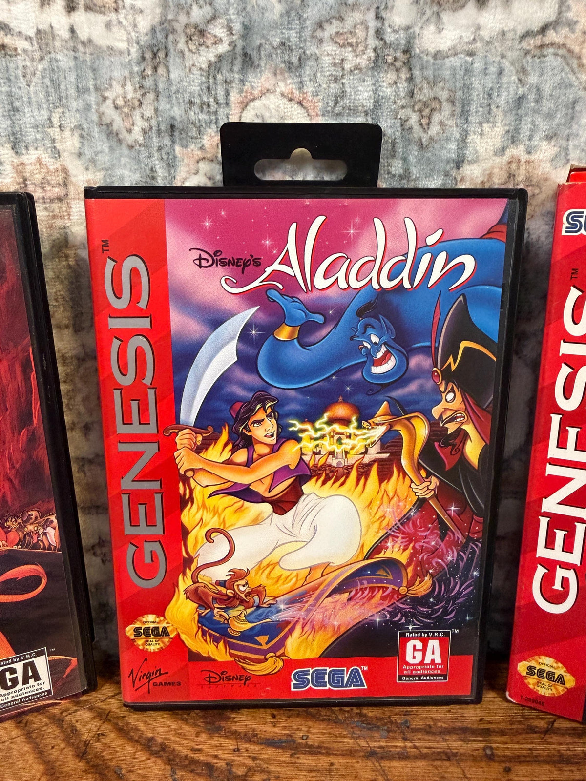 Sega Genesis Video Game Cartridges and Cases with Manuals