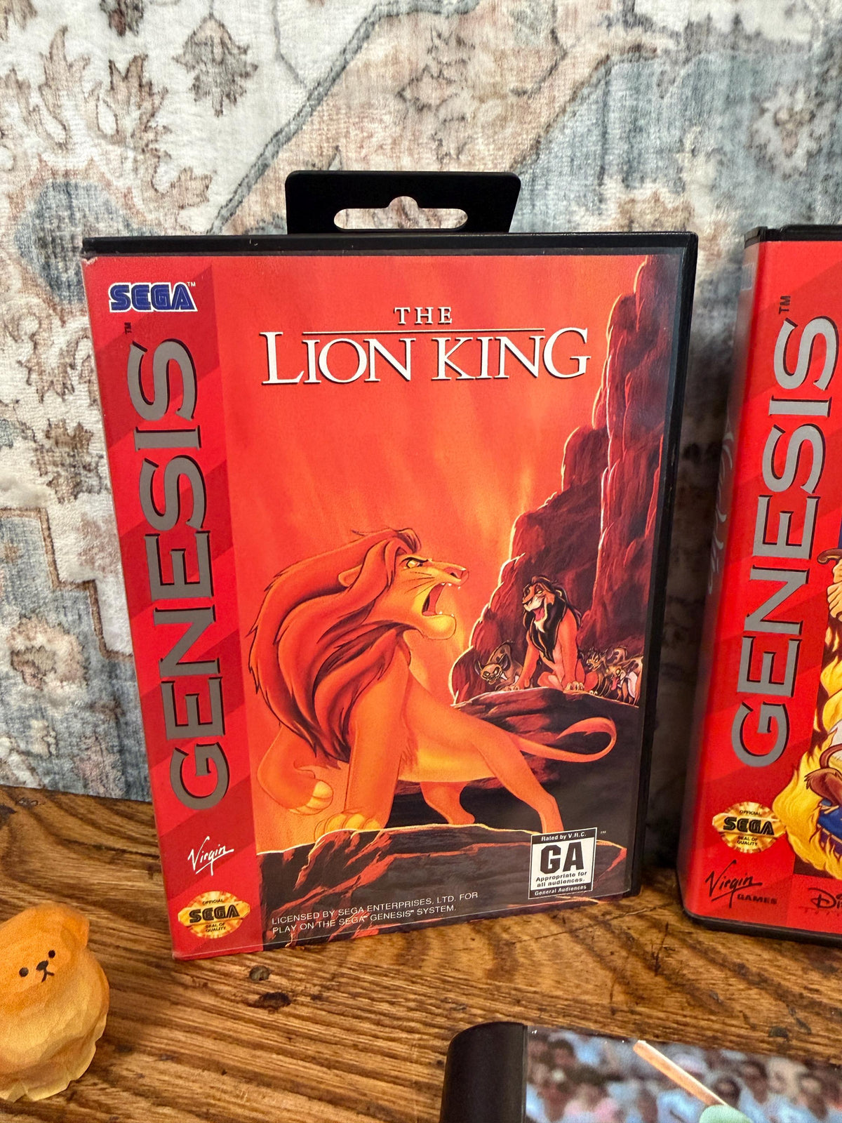 Sega Genesis Video Game Cartridges and Cases with Manuals
