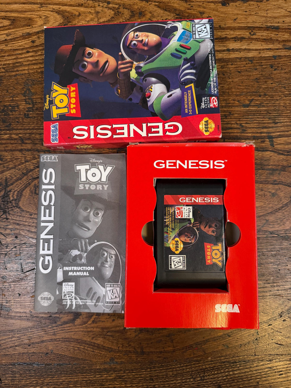 Sega Genesis Video Game Cartridges and Cases with Manuals