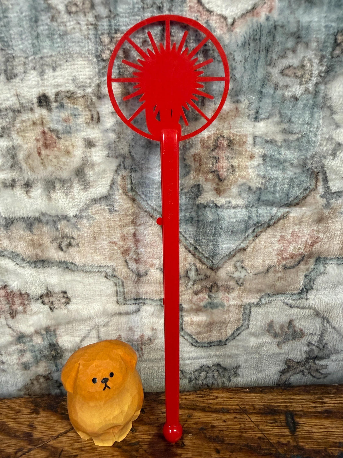 Vintage American Airlines Red Plastic Stir Stick