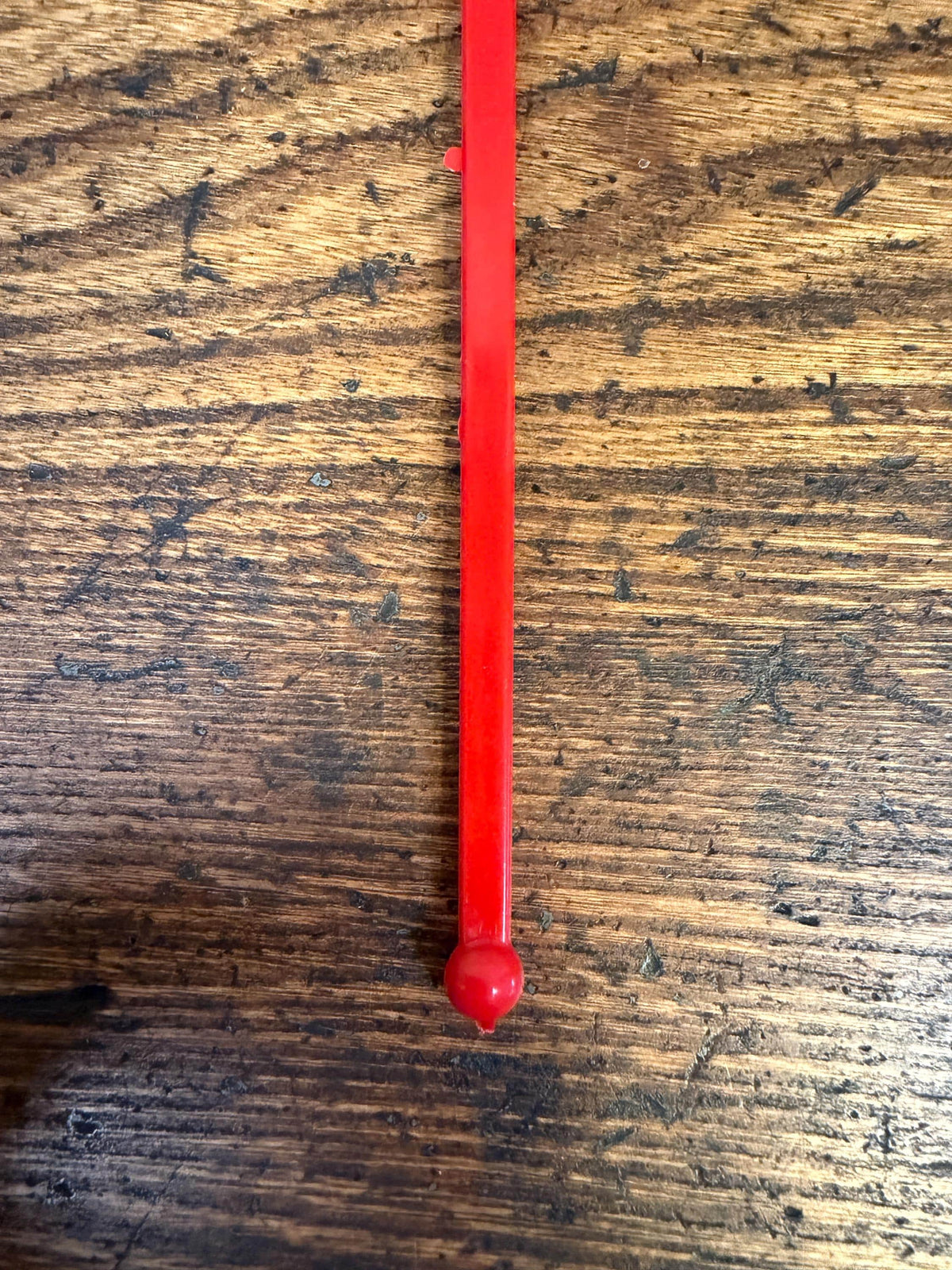 Vintage American Airlines Red Plastic Stir Stick