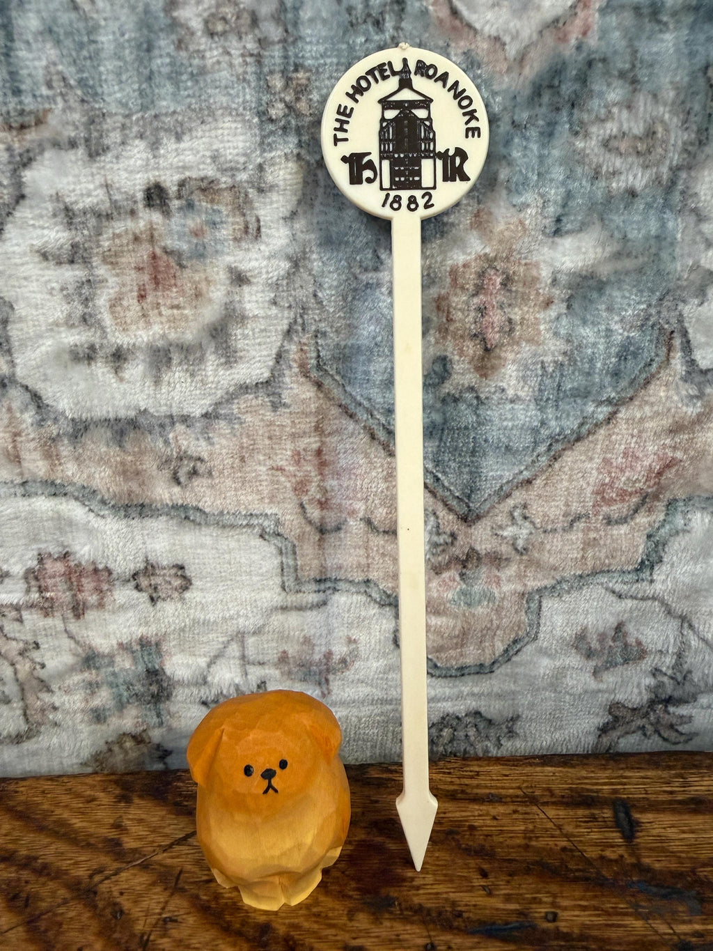 The Hotel Roanoke Swizzle Stick Vintage Barware